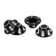 thumbnail image 3 of Cache de Moyeu de Roue, Alliage d'Aluminium Performance Stable Finition Exquise Enjoliveurs de Roue pour Voiture RC 1/6 Noir, 3 of 8