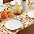 thumbnail image 3 of Fall Maple Leaf Placemats Set of 4, 13×19 Inch Washable Heat Resistant Cloth Placemats, Non Slip Indoor Outdoor Table Place Mats for Dining Kitchen Party Decoration, 3 of 6
