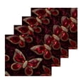 thumbnail image 2 of BZSMCE Towel Cotton Face Towel Soft Hand Towels Fashion Garnet Flutter Pattern, 2 of 9