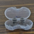 thumbnail image 2 of Advancent 1 par de tapones para los oídos de silicona suave para nadar, aislamiento acústico, protección para los oídos, tapones para los Deportes acuáticos negro 2.2 cm, 2 of 4