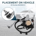 thumbnail image 3 of Sensor de Nivel de Altura de Suspensión de Aire Unique Bargains para Toyota Land Cruiser No.8940560012 Frontal Derecho, 3 of 7