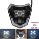thumbnail image 2 of Motorcycle LED Headlight Wick LED Headlight for EXC XC XCF XCW XCF SXF SXS 125 150 250 350 450 530, 2 of 5