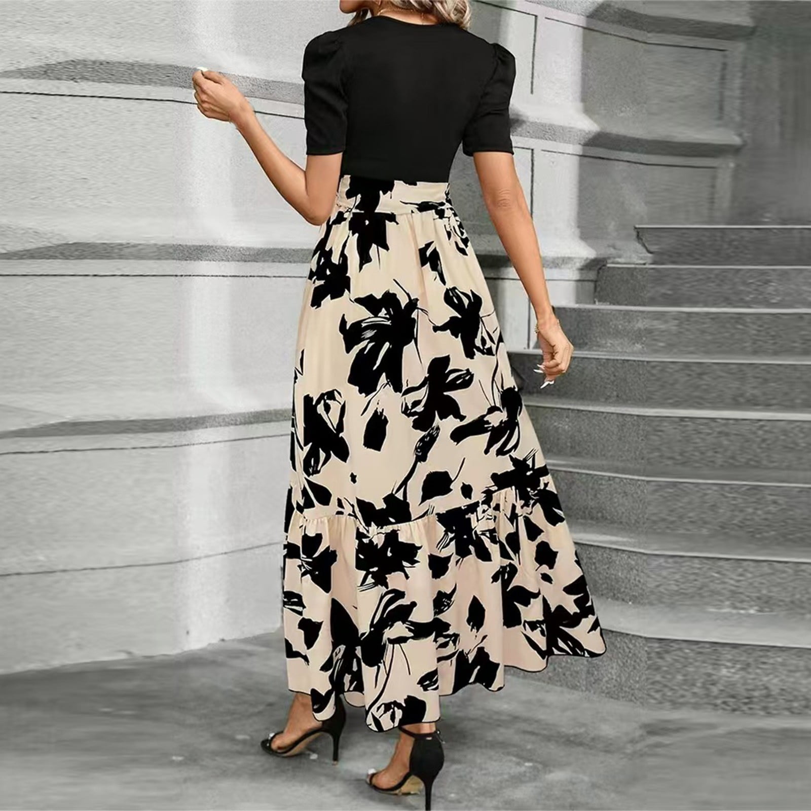 HAJWOH Beige Church Dresses for Women Vestidos Philippines | Ubuy