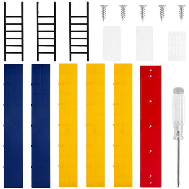 IFANLANDOR Lot de 1 Présentoir Mural pour Figurines Couleur Rouge pour Collectionneurs de Jouets de Chambre