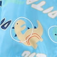thumbnail image 4 of Mercatoo Toddler Boys Raincoat Kids 𝐇ooded Jacket Zipper Cotton Linner Dinosaur Graphic Lightweight Windbreaker Casual Clothes, 4 of 4