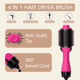 thumbnail image 4 of Upgraded 4 in 1 Hair Dryer and Styler Volumizer with Negative Ion Anti-frizz Ceramic Titanium Barrel Hot Air Hair Straightener Brush, 4 of 15
