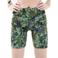 thumbnail image 4 of PULLIMORE Womens Camo Yoga Leggings Biker Shorts with Pockets High Waist Camouflage Active Workout Pants (XL, Camouflage), 4 of 7