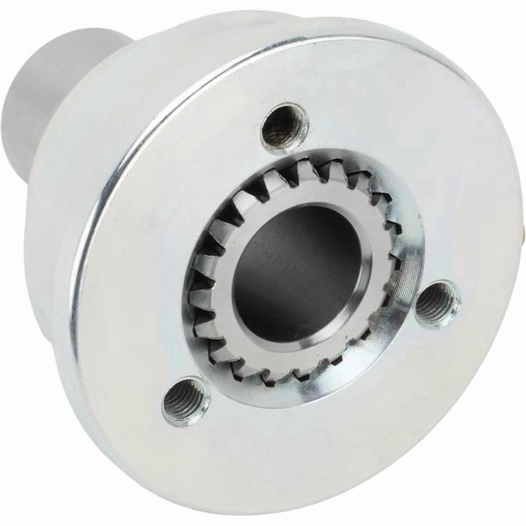 Pin-Style Quick Release Steel Steering Wheel Hub, 3/4 Inch Steel Shaft