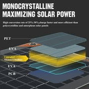SUNAPEX 30W Flexible Solar Panel with MPPT Charge Controller, Solar Battery Charger Maintainer, 12V Waterproof Solar Trickle Charger for Car, Motorcycle, Boat, Marine, RV, Trailer, Tractor,Truck, etc