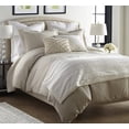 thumbnail image 2 of Crafted by Catherine Ivory Channel Cut Faux Rabbit Fur Throw 50" x 60", Luxury Soft Cozy, 2 of 4