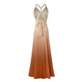 thumbnail image 5 of DailyTrove Women's Sleeveless Ombre Maxi Dress, V-Neck, Summer Festival & Vacation Wear, Vibrant Fit, 5 of 6
