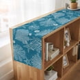 thumbnail image 6 of Table Runners 48 Inches Long Dress Scarves, Blue Coastal Farmhouse Kitchen/Dining Table Runner, Short Coffee Tablerunners, Starfish Coral Summer Beach Ocean 13x48 Inch, 6 of 9