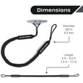 thumbnail image 2 of Colt Sports Bungee Dock Lines Mooring Rope for Boats - Black 5 ft - Stainless Steel Hooks, 2 of 6