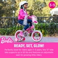 thumbnail image 3 of Barbie 12- Inch Girls Bike by Dynacraft for Kids Ages 3-5 Years - Fun and Stylish Design, Sturdy and Durable, Perfect for Kids Learning to Ride, Easy to Assemble, Ideal for Young Riders, 3 of 12