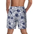 thumbnail image 4 of Goofa Blue Fish1 Printed Men's Swim Trunks Board Shorts Quick Dry Mens Swimming Trunks with Compression Liner,Breathable Fit Hawaii Beach Shorts-Medium, 4 of 9