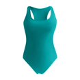 thumbnail image 4 of QHFBli Swimwear Women's One Piece Swimsuit Leak Proof Menstrual Bathing Suit Racerback Training Swimsuit for Teens Girls, 4 of 5