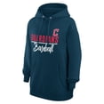 thumbnail image 2 of Women's G-III 4Her by Carl Banks  Navy Cleveland Guardians Team Fleece Pullover Hoodie, 2 of 3