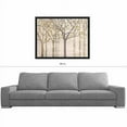 thumbnail image 3 of Neutral Vector Distressed Trees Landscape Illustration Tan & Grey, Framed Canvas Art by Pied Piper Creative, 3 of 3