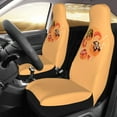 thumbnail image 3 of XMXT 2Pcs Car Seat Cover Decor Protector, Cartoon Takoyaki Print Front Seat Covers for Cars SUVs, Universal Fit, 3 of 9
