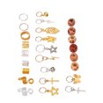 thumbnail image 4 of Anillos De Joyería Para El Cabello, Exquisitos, Cómodos, Con Diferentes Formas, Aleación De Rastas, Anillos Para El Cabello, De Moda Para Bodas ANGGREK Dreadlocks Jewelry, 4 of 8