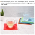 thumbnail image 5 of Unique Bargains 4pcs Silicone Trivet Pot Holder for Kitchen Heat Resistance Table Pad Trivet Placemats-Green, 5 of 5