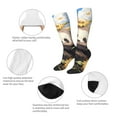 thumbnail image 3 of Rocae Clear Sky Cute Sunflower Panda for Novelty Casual compression Socks For Women Men Contrast Color Stockings, 3 of 6