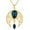 09_ Simulated Sapphire (Gold), variant on Sterling Silver Celtic Crescent Moon Goddess Pendant Irish Good Luck Necklace with Birthstone Crystal, Celtic Moon Jewelry Gift for Women Mom Wife