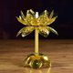 thumbnail image 4 of Titular de de la lámpara Ghee Soporte para mecha de lámpara Ghee, soporte para mecha de centro de mesa elegante de loto grande budista decorativo telescópico, suministros para Fanmusic Titular de de la lámpara Ghee, 4 of 7