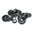 thumbnail image 4 of Slipstick CB690 Roues de Chaise de Bureau en Caoutchouc Protectrices (Ensemble de 5) Roulement Sécurisé sur Tous les Sols - Roulettes de Remplacement Style Roller Universelles, Noir/noir, 5 Unités, 4 of 6