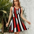 thumbnail image 7 of Black White And Red All Over! Sundress Sleeveless Dress Summer Women Clothes Dress for Women Dresses, 7 of 7