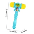 thumbnail image 3 of Squeaky Gavel Hammer, Plastic Sound Toy with Whistle, Cute Play Hammer for Baby and Kids Party, 3 of 6