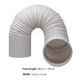 thumbnail image 2 of EeaseCA Air Conditioning Exhaust Pipe Extendable Air Conditioner Hose Kitchen Discharge Pipe, 2 of 8