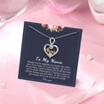 thumbnail image 6 of Infinity Love Heart Necklace for Mom/Grandma/Nana/Aunt Jewelry for Mama Grandma Nana Birthday, 6 of 7