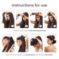 thumbnail image 3 of Heatless Hair Curlers Velvet No Heat Rod with Elastic Hook for Overnight Frizz Waves, 3 of 4