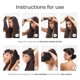 thumbnail image 3 of Rizadores de pelo sin calor, de terciopelo, con gancho elástico para ondas sin calor durante la noche., 3 of 5