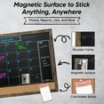 thumbnail image 5 of 24x36 Magnetic Chalkboard Calendar Combo Board- Rustic Frame, 5 of 6