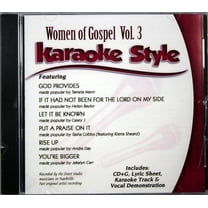 Women of Gospel Volume 3 Christian Karaoke Style NEW CD G Daywind 6 Songs