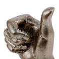 thumbnail image 3 of OUNONA Escultura De Mano En Resina Para Decorar Escritorio Estilo En Color Dorado, 3 of 7