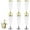 mix2, variant on ACDANC 6Pcs Champagne Flutes Plastic 5 oz Plastic Wine Glasses with Stem Martini Glasses for Parties Wedding Decoration Friend Gathering Mix1