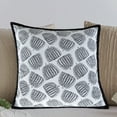 thumbnail image 6 of PureCasa Throw Pillows for Bed Sofa Couch, Fashion Print Decorative Throw Pillows Household Square Cushion for Indoor Outdoor, Modern Style Home Decor, 16"x16", 1PC, 6 of 6
