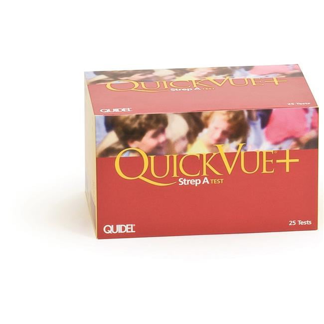 Quidel 58382412 QuickVue Plus Strep A Rapid Diagnostic Test Kit Pack