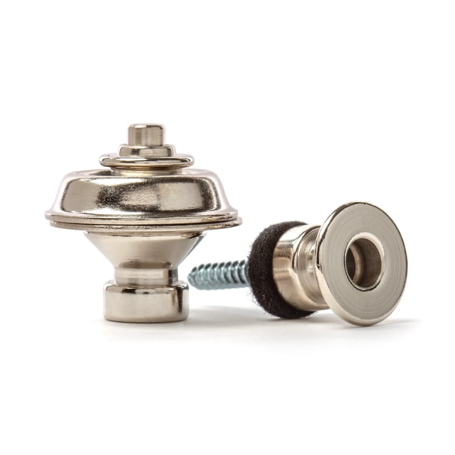 Retenedores de correa Straplok Jim Dunlop Traditional Nickel