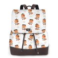 thumbnail image 1 of Easygdp Cute Little Pirate Red Panda Mochila de Cuero para Mujeres, Bolso de Hombro, Bolsos de Mano de Moda para Trabajo y Viajes, 1 of 4