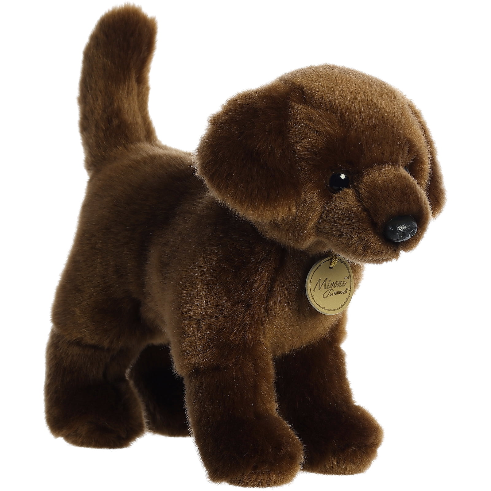 Soft and Cute Dog Plush Dark Brown Design New 