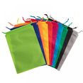thumbnail image 1 of 10 bolsas para zapatos con cordón, bolsa de tela portátil, bolsas con cordón de tela mediana (color aleatorio), 1 of 5