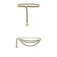 thumbnail image 1 of 2x Cinturón De Cadena De Cintura Decorar Accesorios Dijes De Moda Para Vestidos Femeninos, 1 of 9