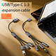 thumbnail image 4 of Cable Divisor OTG USB HUB 2.0 Macho A Hembra, Adaptador de Cargador de Datos para Teléfono, Impresora, Memoria USB Tipo C, 4 of 7