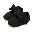 thumbnail image 5 of Newway Baby Girls Shoes Cozy Fleece Soft Bottom Warm Socks Newborn Crib Shoes With Cute Bow, 5 of 6