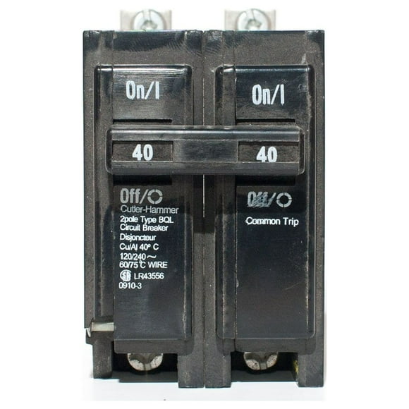 BQL240 - Commander 40 Amp Double Pole Bolt-On Circuit Breaker