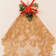 thumbnail image 5 of Abbracc 13x45 Inch Lace Table Runner Tablecloth Christmas Party Table Decor Gold, 5 of 5